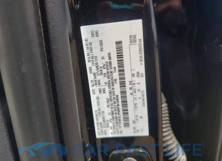 1FTEW3LP0RFB16856# 12