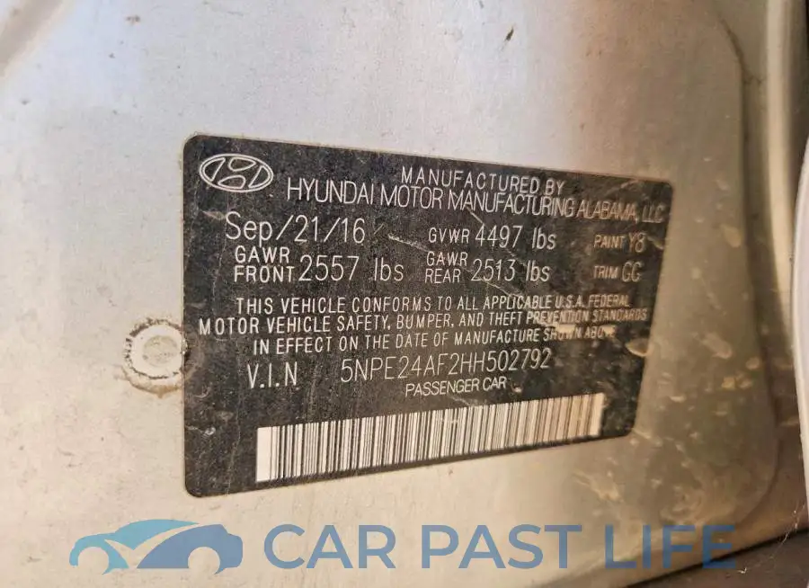 5NPE24AF2HH502792# 12