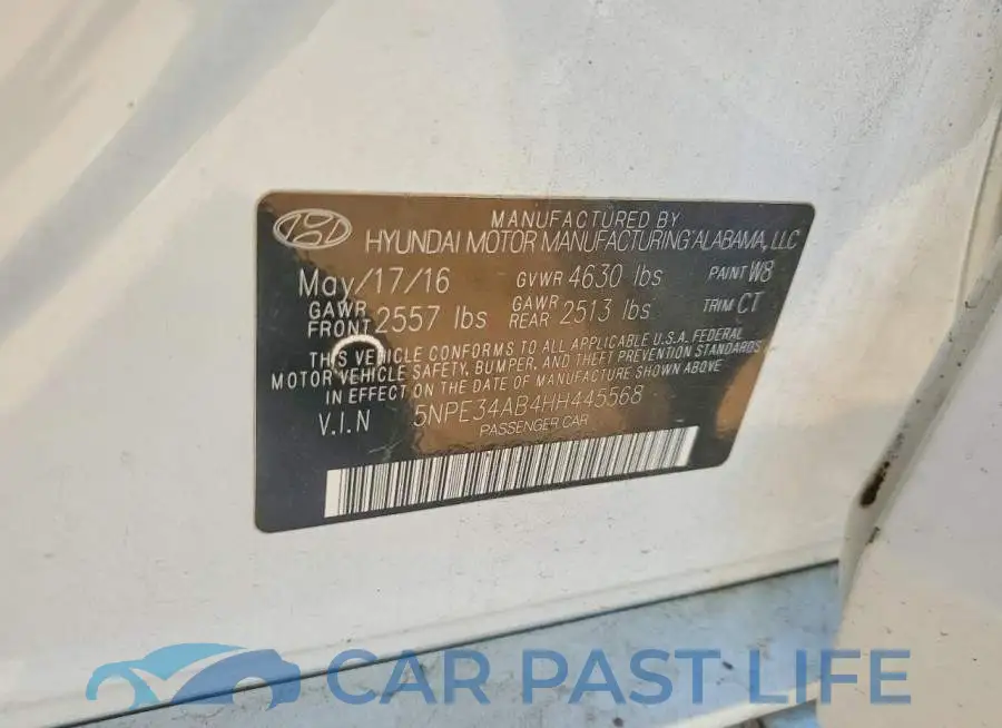 5NPE34AB4HH445568# 12