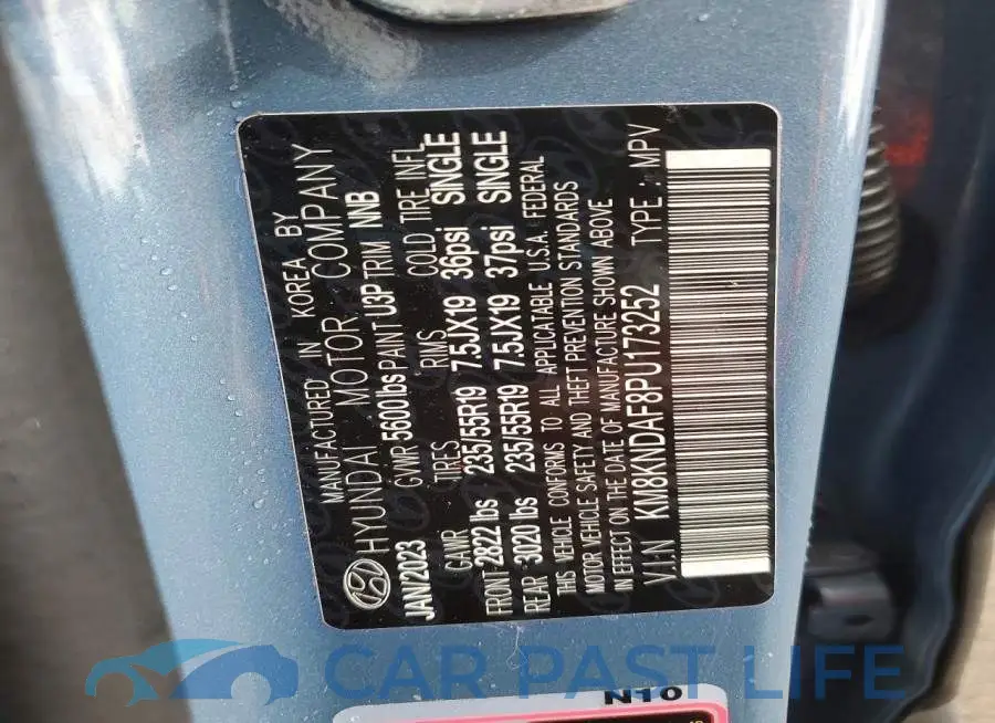 KM8KNDAF8PU173252# 13