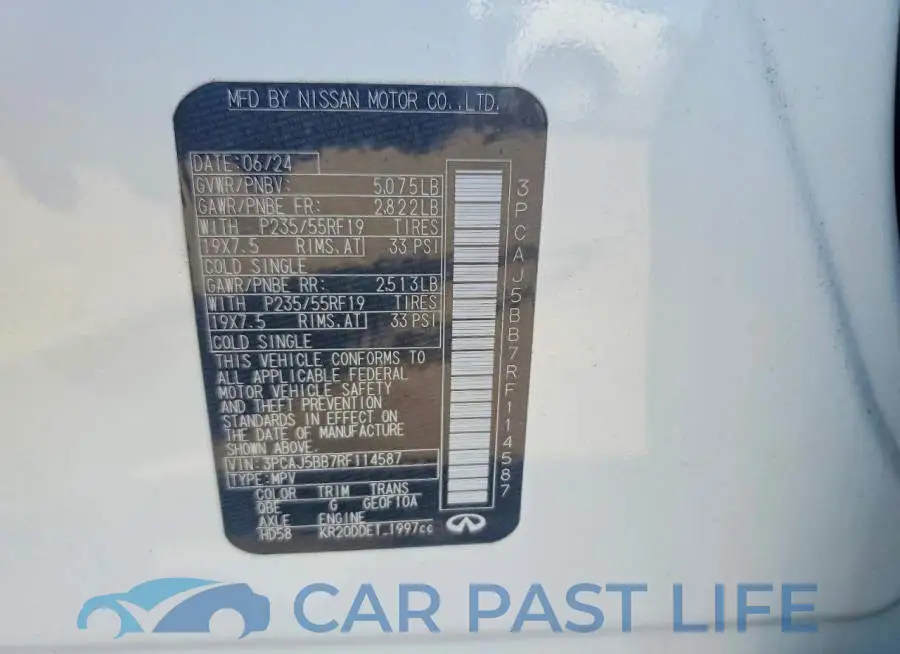 3PCAJ5BB7RF114587# 13