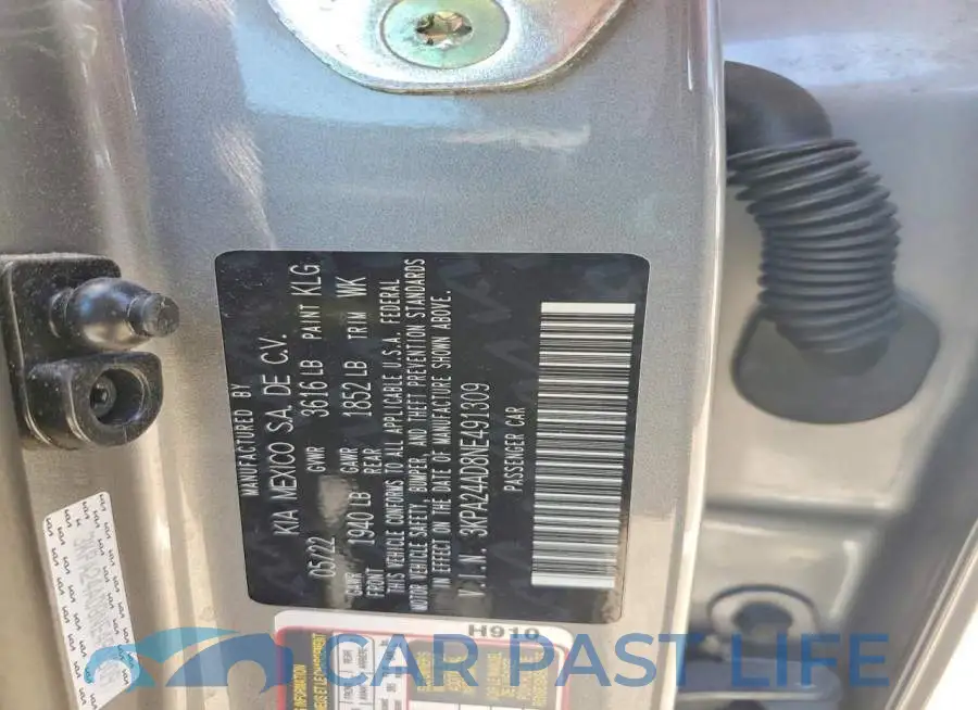 3KPA24AD8NE491309# 12
