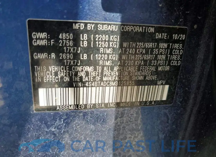 4S4BTADC8M3125855# 13