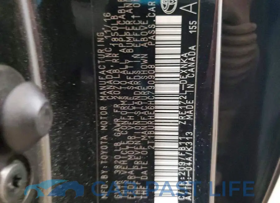2T1BURHE6HC790908# 12