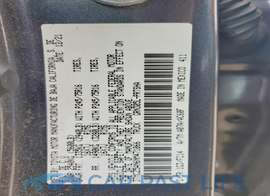 3TMCZ5AN6NM471066# 12