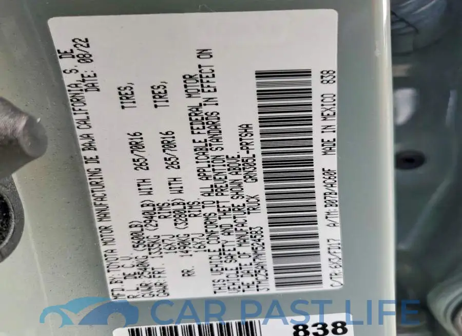 3TMCZ5AN7NM524583# 13
