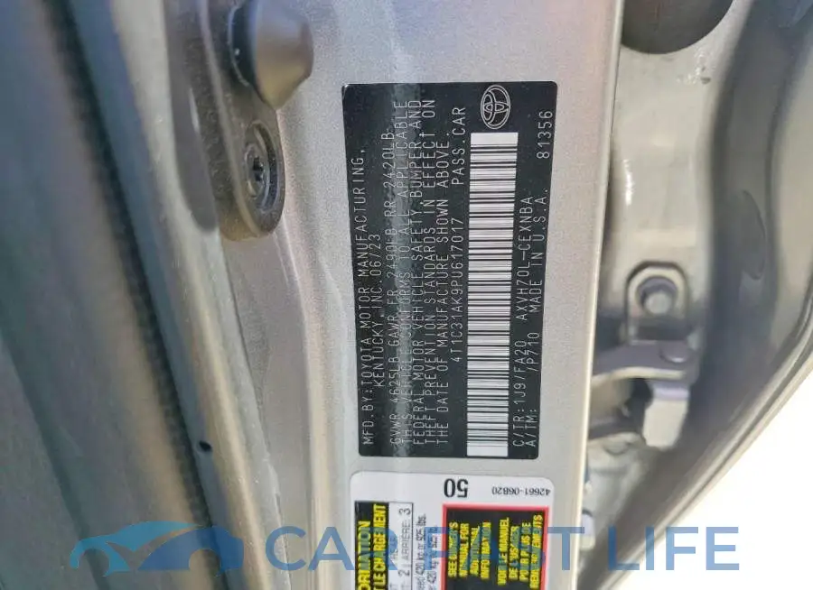 4T1C31AK9PU617017# 12