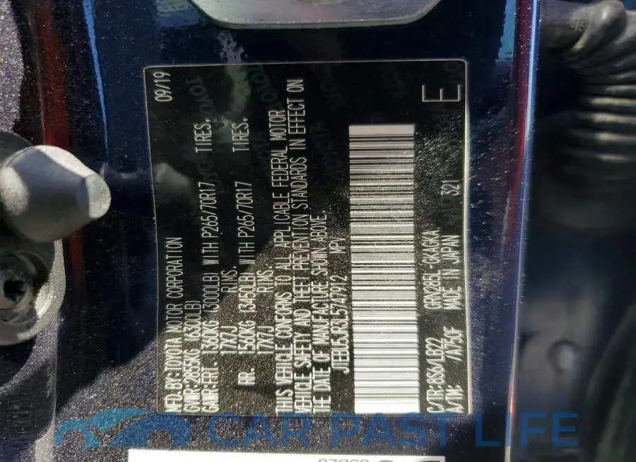 JTEBU5JR3L5747912# 12