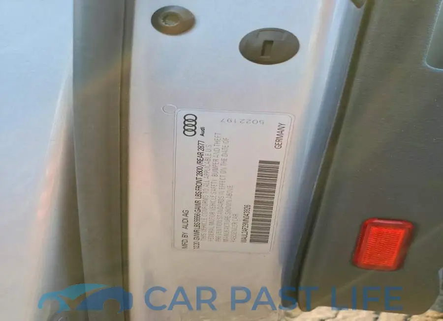 WAUL2AF29MN043926# 12