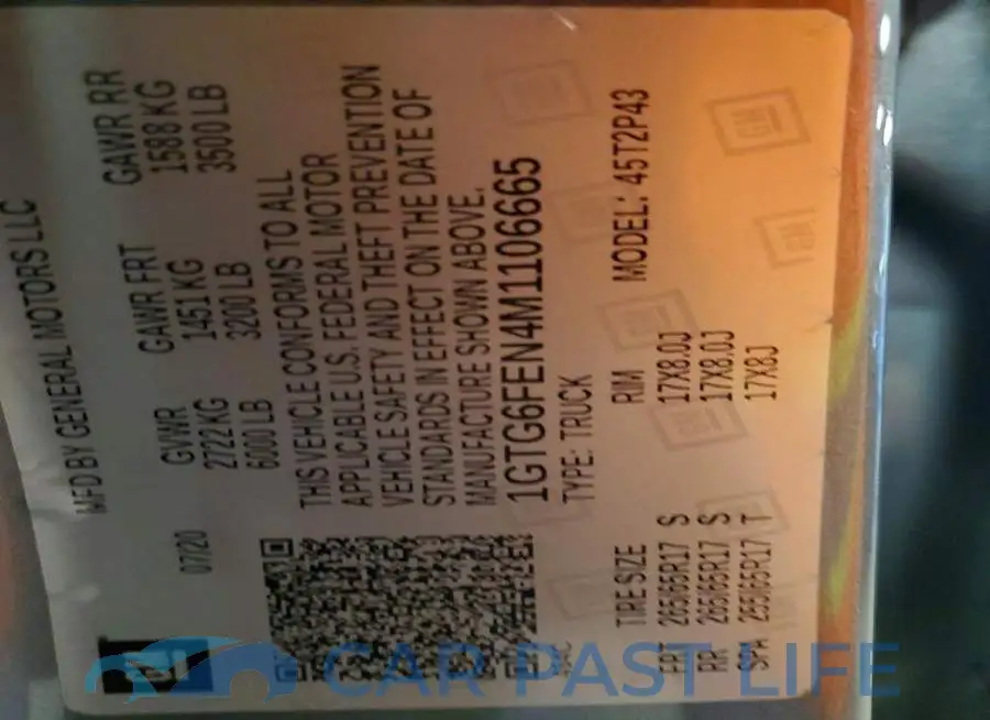 1GTG6FEN4M1106665# 12