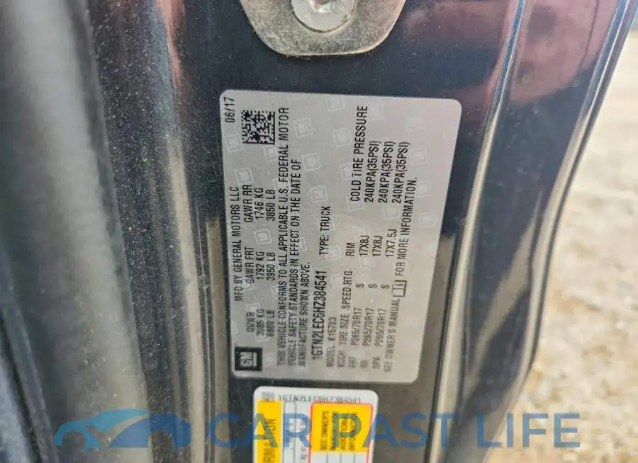 1GTN2LEC6HZ384541# 12
