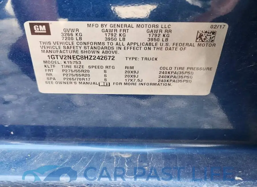1GTV2NEC8HZ242672# 12