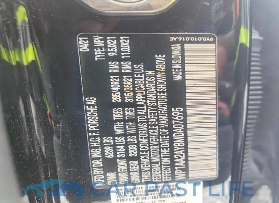 WP1AA2AY8MDA07695# 13