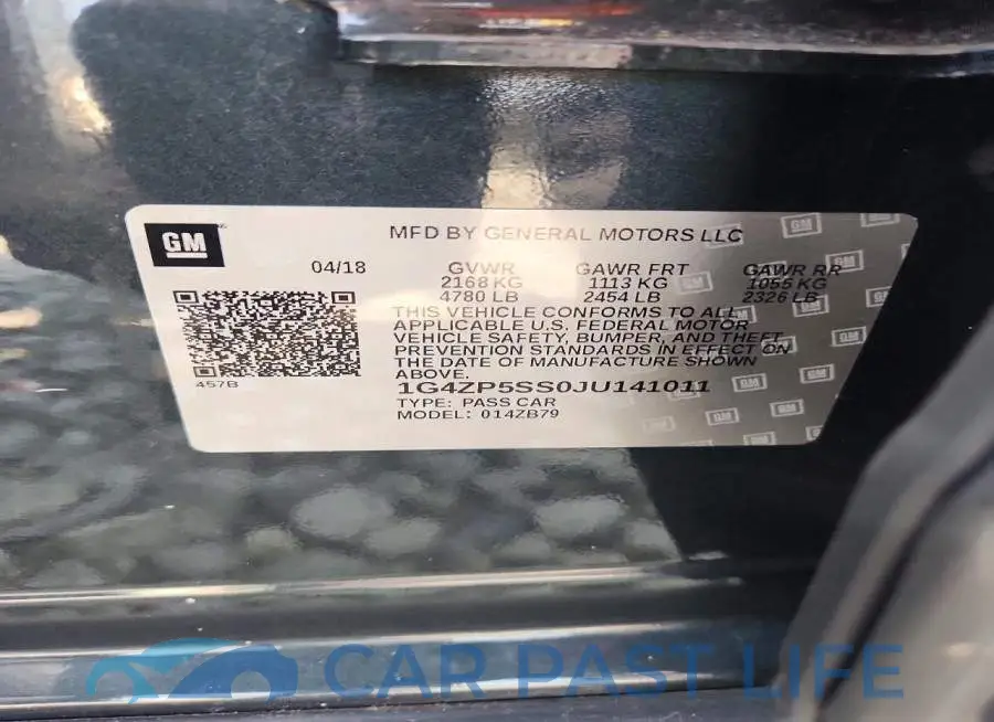 1G4ZP5SS0JU141011# 12
