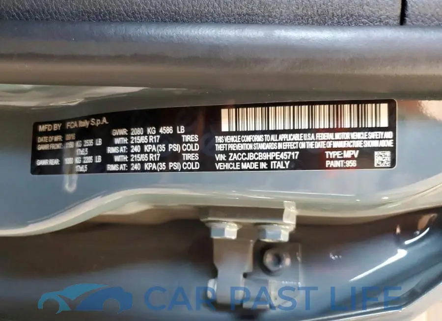 ZACCJBCB9HPE45717# 13