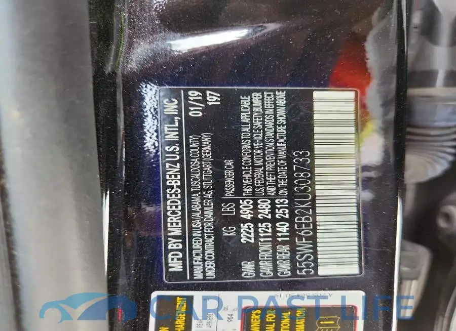 55SWF6EB2KU308733# 12