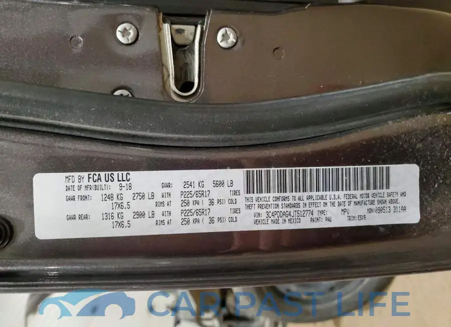 3C4PDDAG4JT512774# 14