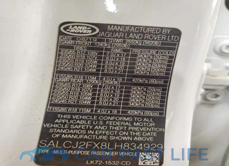 SALCJ2FX8LH834929# 13