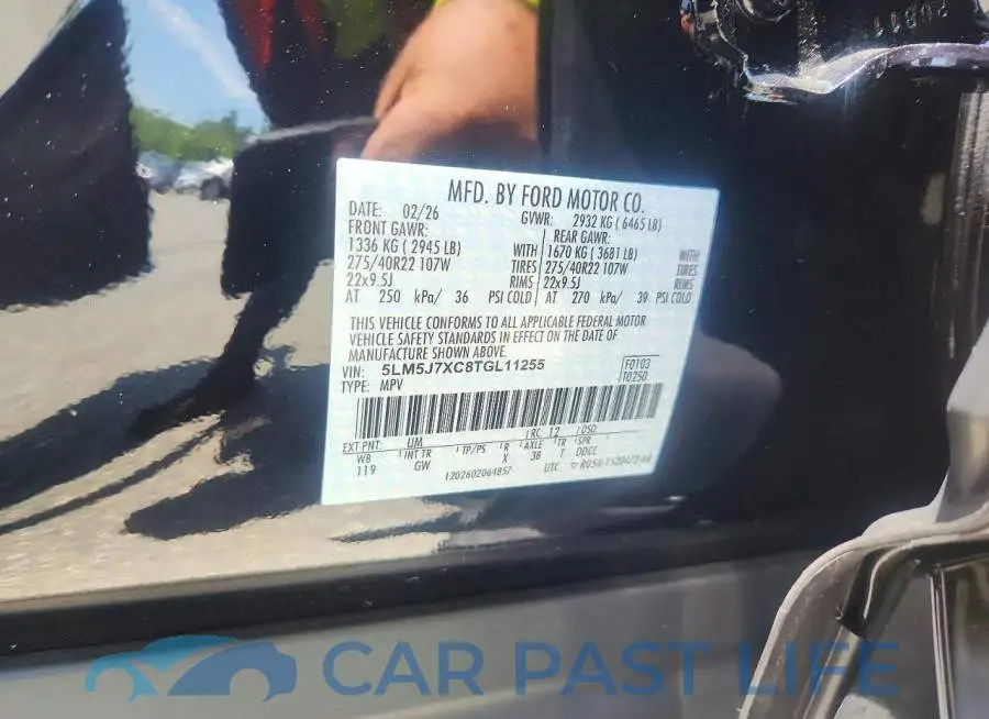 5LM5J7XC8TGL11255# 13