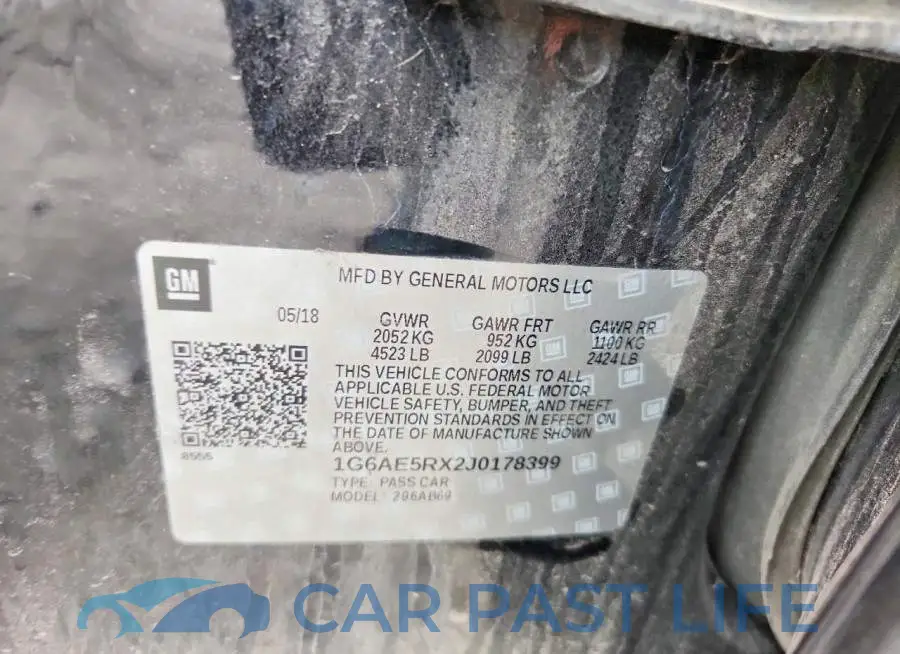 1G6AE5RX2J0178399# 12