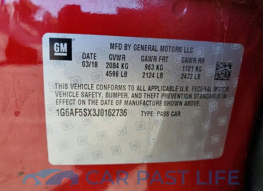 1G6AF5SX3J0162736# 12
