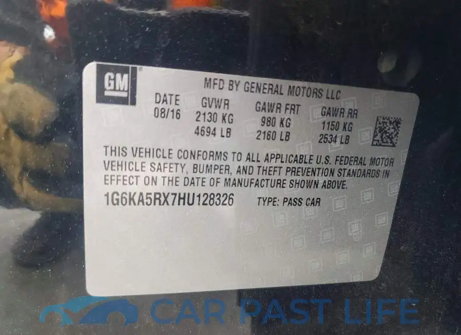 1G6KA5RX7HU128326# 12