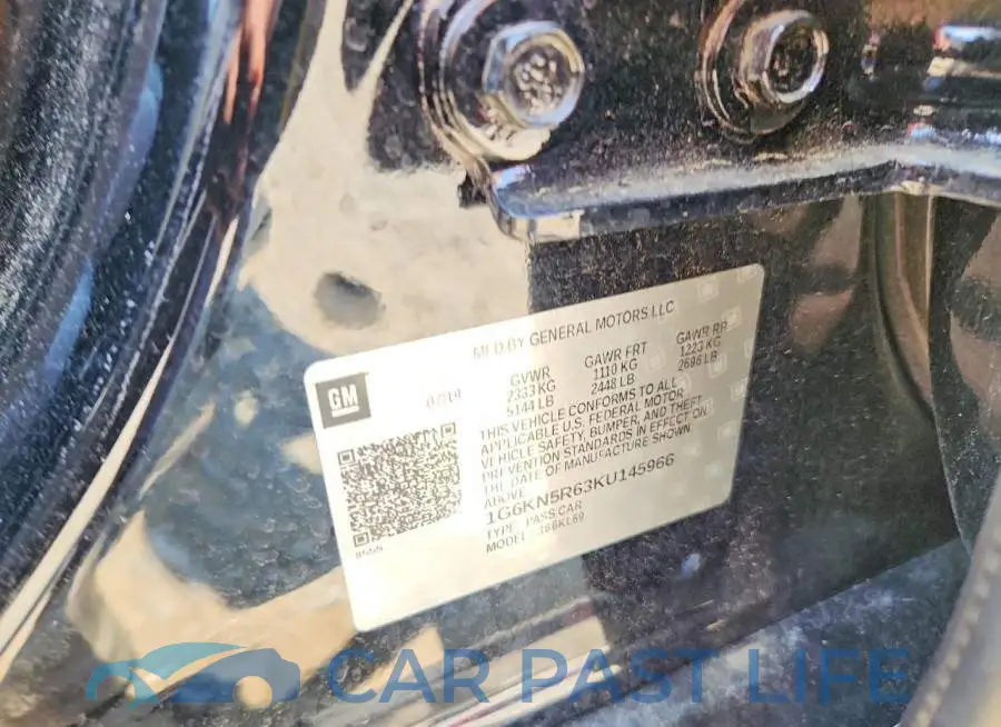 1G6KN5R63KU145966# 12