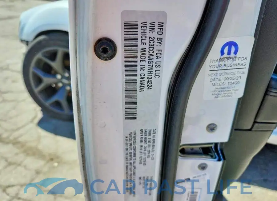 2C3CCAAG7NH134324# 12