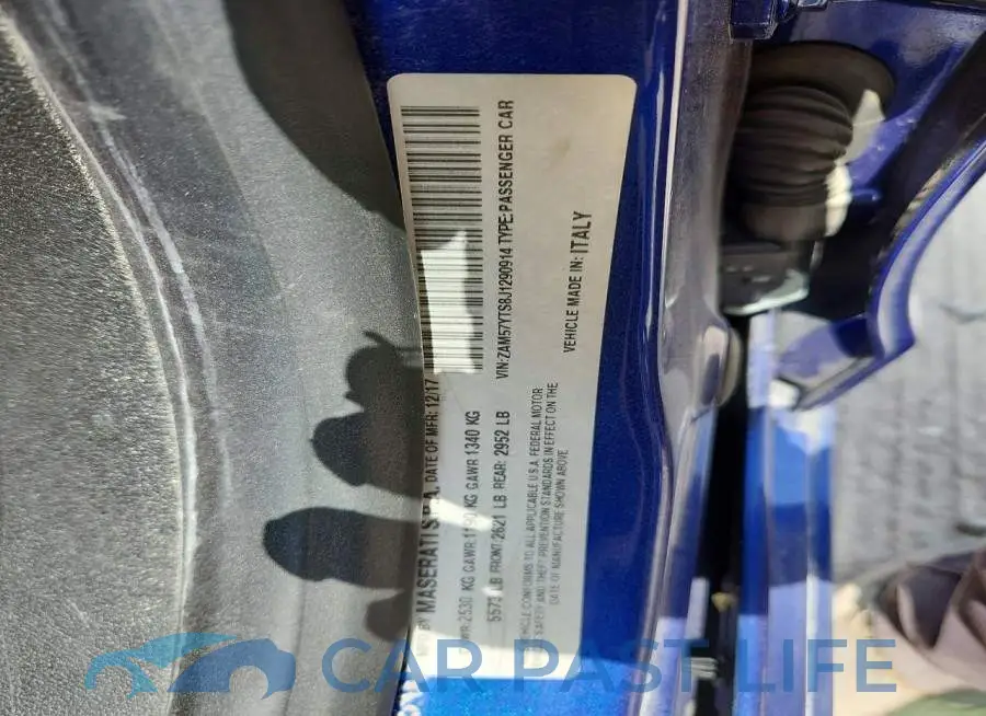ZAM57YTS8J1290914# 12
