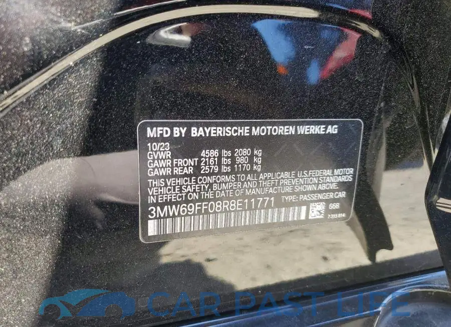 3MW69FF08R8E11771# 13