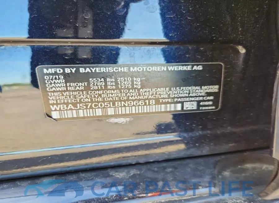WBAJS7C05LBN96618# 12