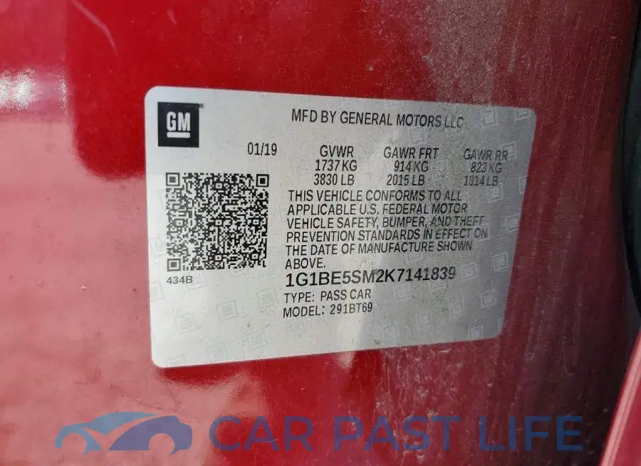 1G1BE5SM2K7141839# 13