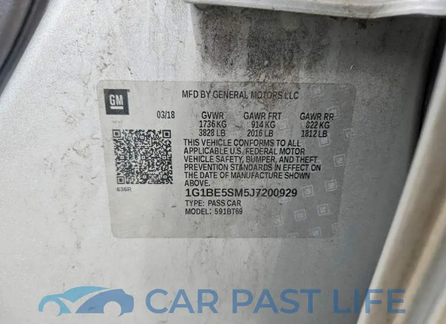 1G1BE5SM5J7200929# 13