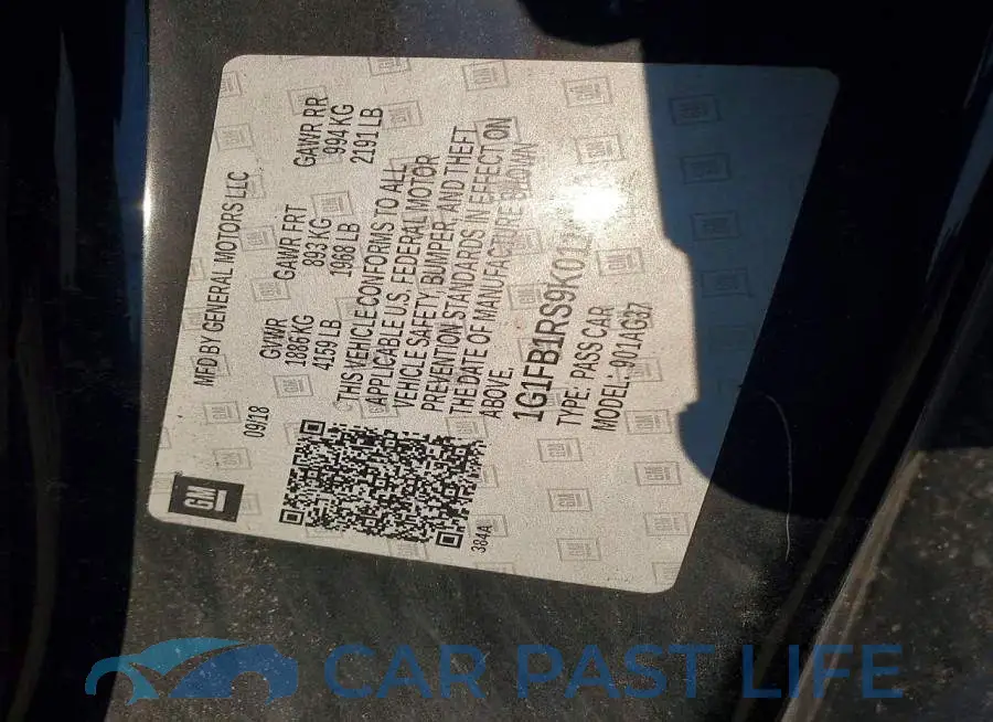 1G1FB1RS9K0110670# 12