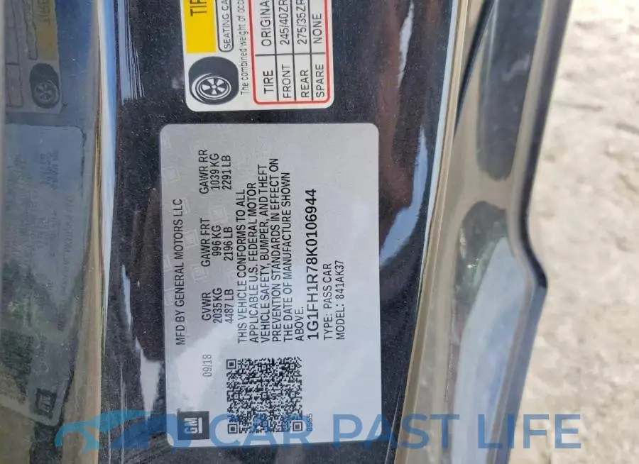 1G1FH1R78K0106944# 12