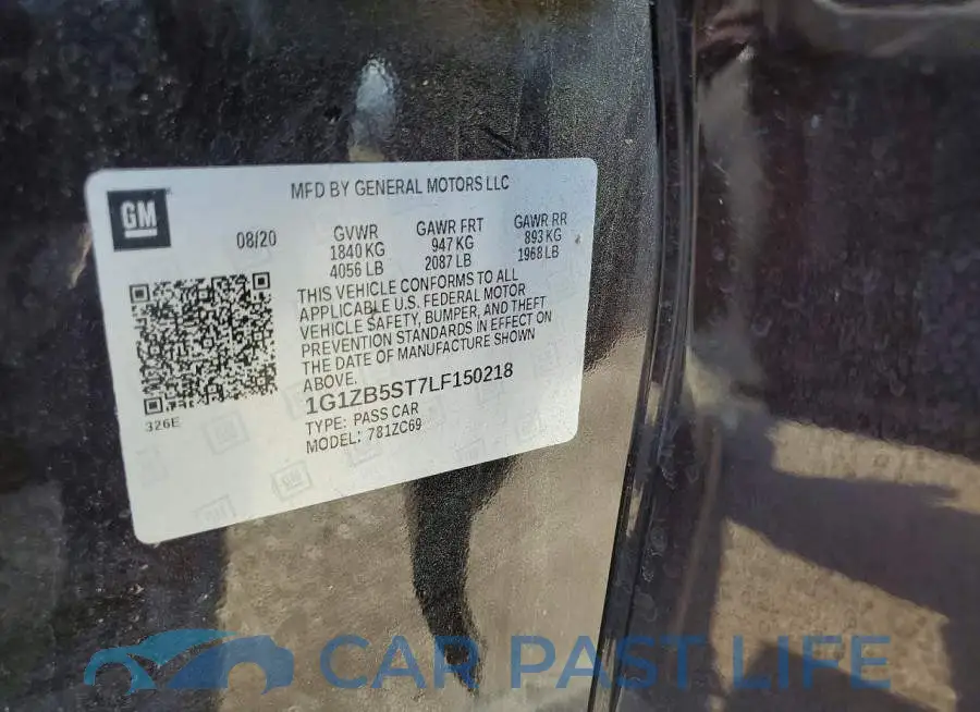 1G1ZB5ST7LF150218# 12