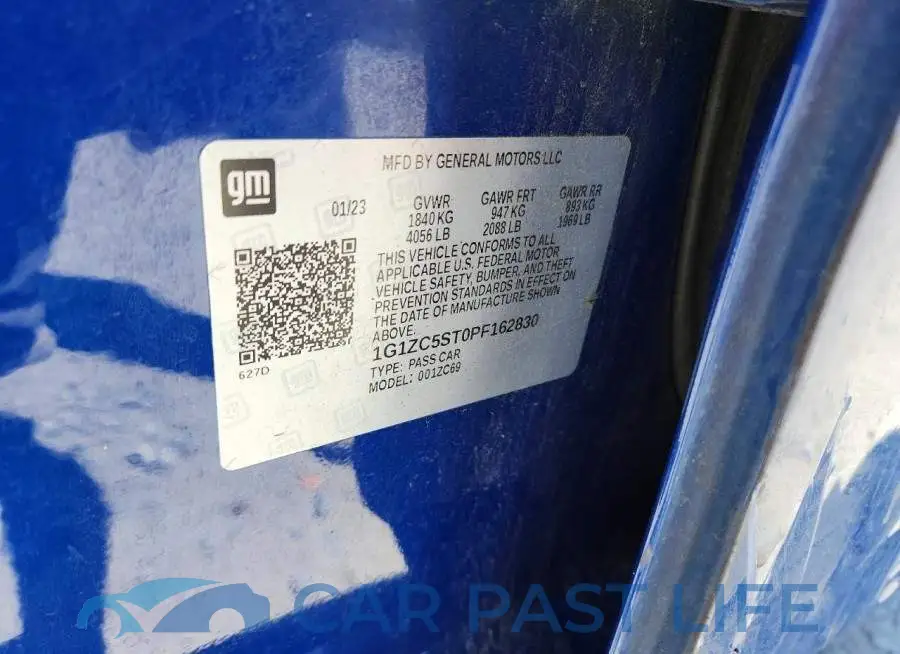 1G1ZC5ST0PF162830# 13