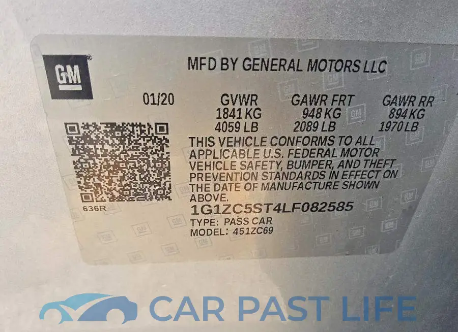 1G1ZC5ST4LF082585# 12