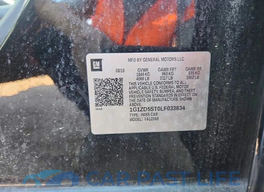 1G1ZD5ST0LF033834# 12