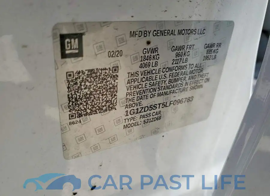1G1ZD5ST5LF096783# 12