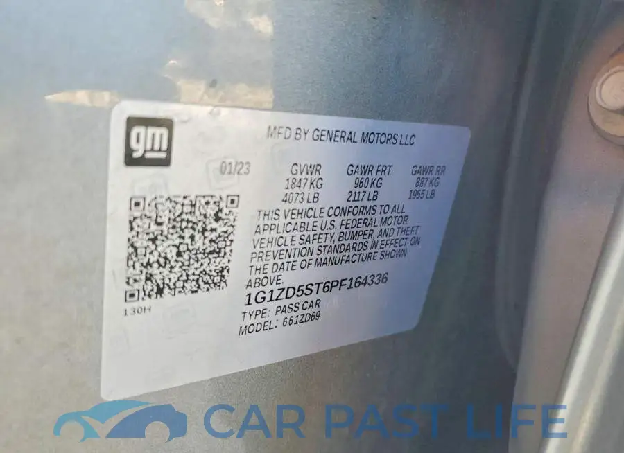 1G1ZD5ST6PF164336# 13
