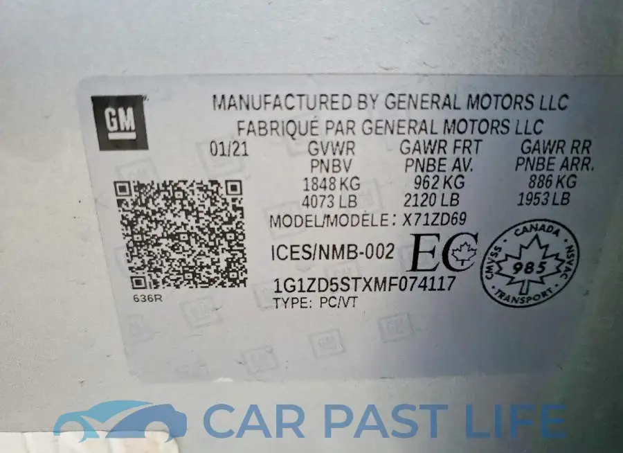 1G1ZD5STXMF074117# 12