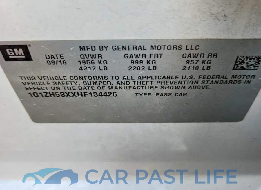 1G1ZH5SXXHF134426# 12
