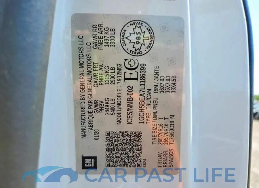 1GCHSBEA7L1186399# 12