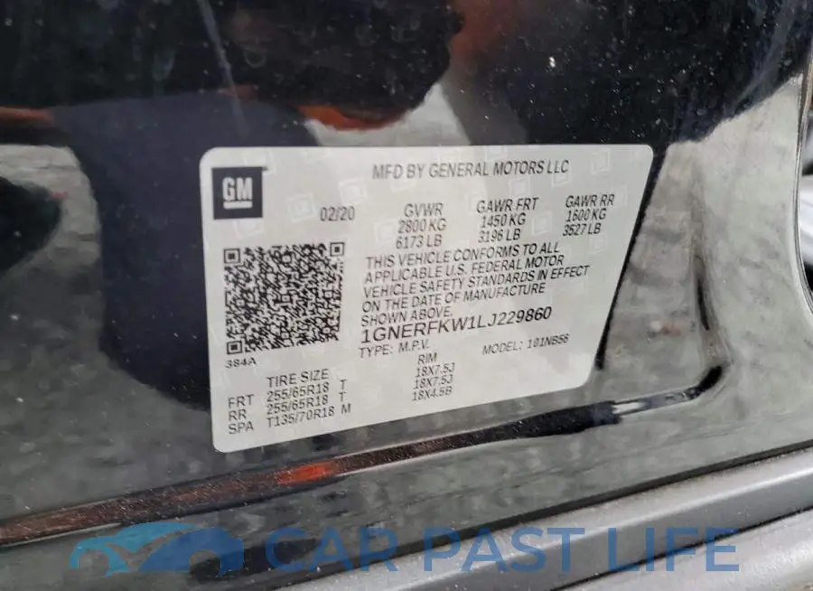 1GNERFKW1LJ229860# 14