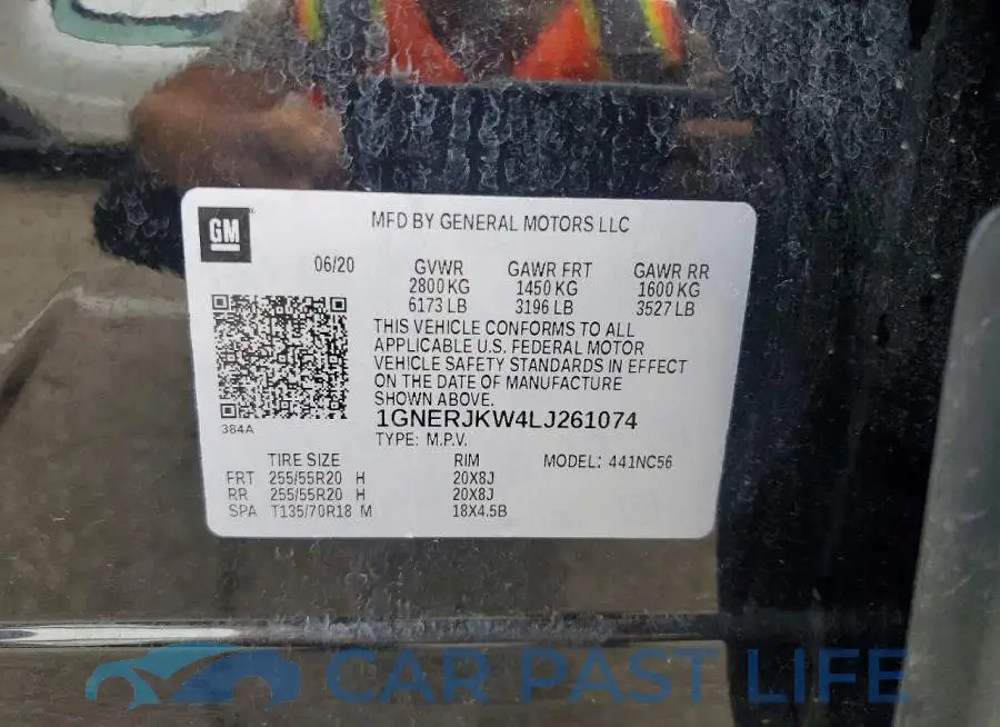 1GNERJKW4LJ261074# 13