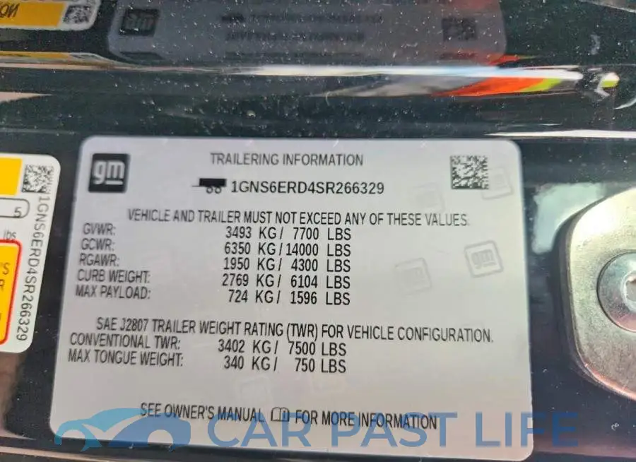 1GNS6ERD4SR266329# 13