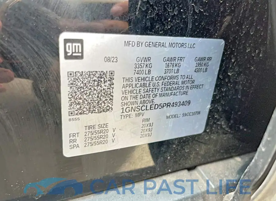 1GNSCLED5PR493409# 10