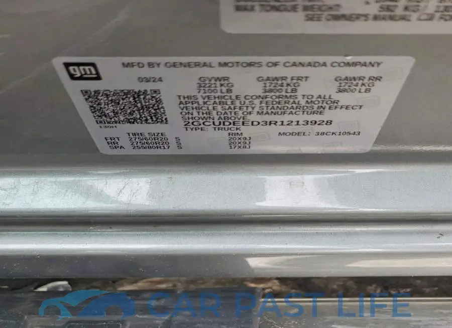 2GCUDEED3R1213928# 12