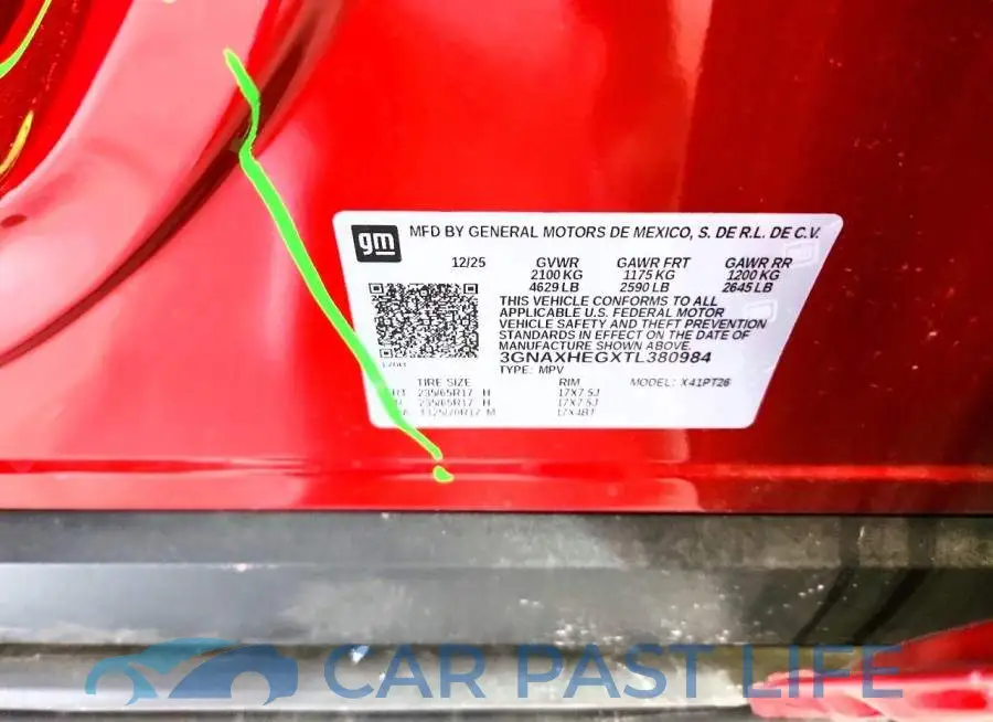 3GNAXHEGXTL380984# 13